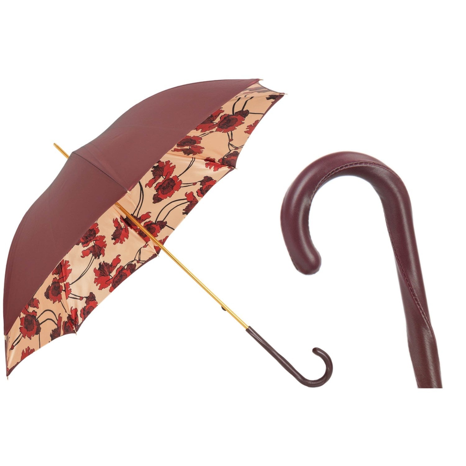 長傘]バーガンディレザー×レッド – Pasotti 公式サイト