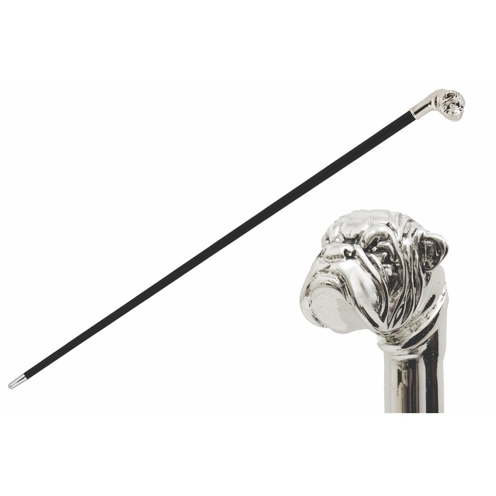 ステッキシルバー ドッグウォーキング スティック イタリア製 ステッキシルバー ドッグウォーキング スティック イタリア製 ステッキ