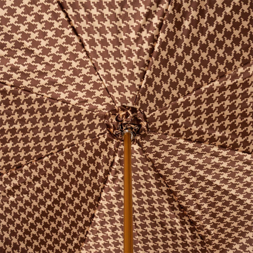 [長傘]チワワトップ×ブラウンハウンドトゥース