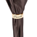 [長傘] BROWN FLOWERED UMBRELLA, DOUBLE CLOTH