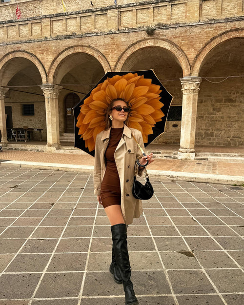 [長傘] ゴールドダリア ダブルクロス