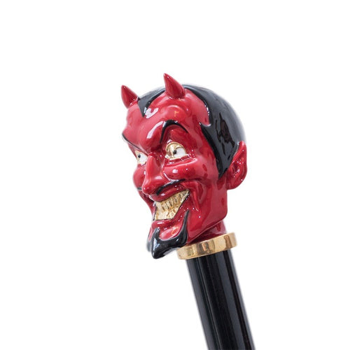 [長傘]レッドルシファー×ブラック生地