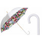 [長傘] 花の咲く白い傘