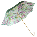 [長傘] グリーン＆ピンクローズ