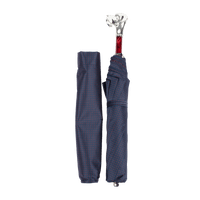 [折りたたみ傘] シルバーラブラドール x ドット